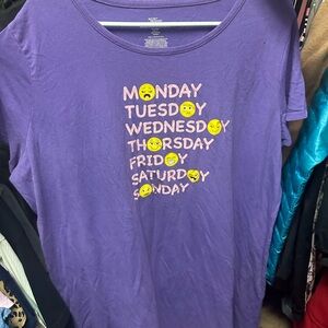 Secret Treasures Purple Sleepwear Top